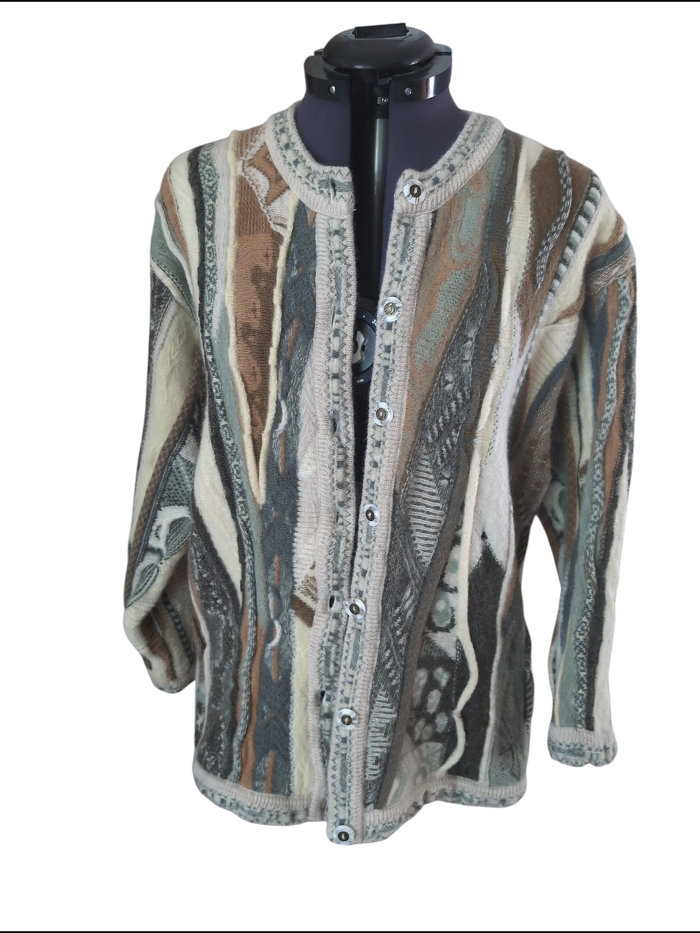 Cardigan Vintage Carlo Alberto Australia 3D Knit